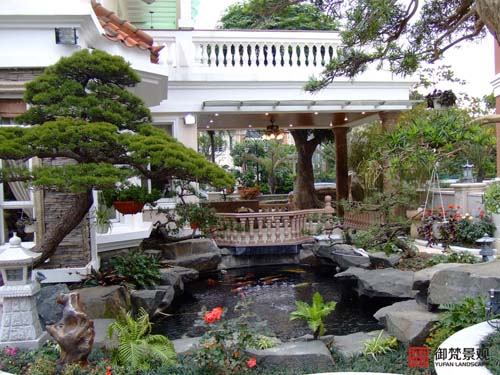 上海别墅花园设计的技巧介绍
