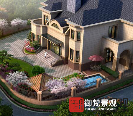 别墅庭院设计、上海花园设计、庭院设计