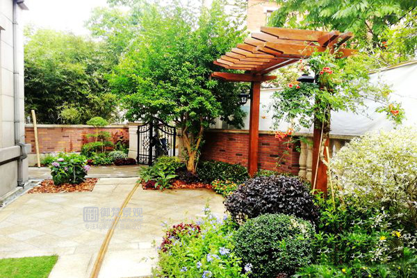 上海御梵景观,别墅花园设计,崇明岛花园设计,花园设计