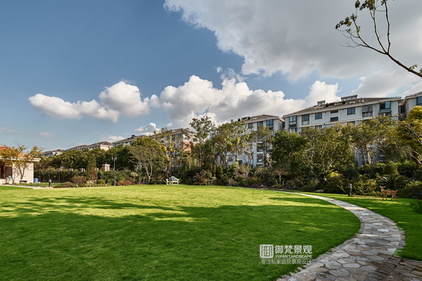 别墅室外花园设计,上海御梵景观